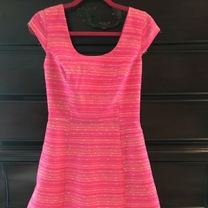 Lilly Pulitzer Pink Tweed Dress