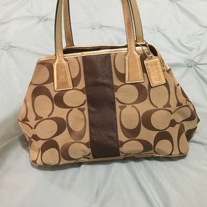 Monogrammed Coach bag