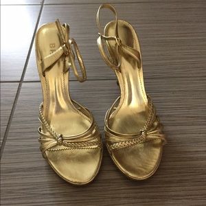 BP Gold heels. Size 8.5