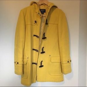 American Eagle Yellow Toggle Coat