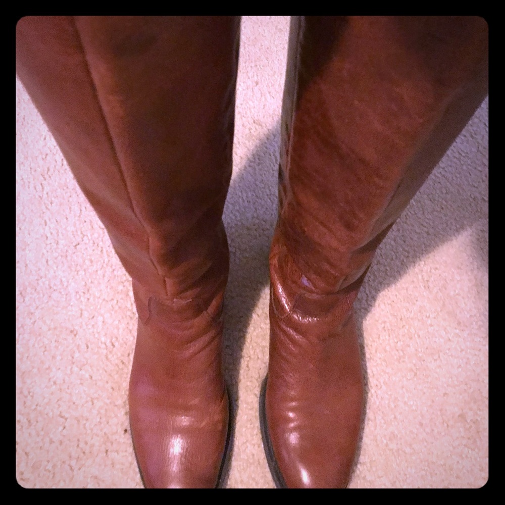 Tall Leather Riding Boots!