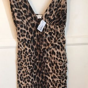 Leopard print dress