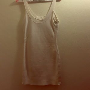 Marciano white bandage dress