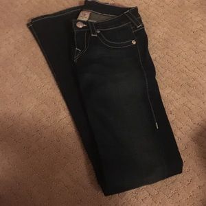 True Religion size 26 dark denim jeans