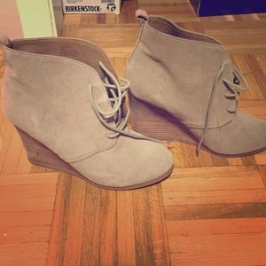 Steve Madden wedge booties