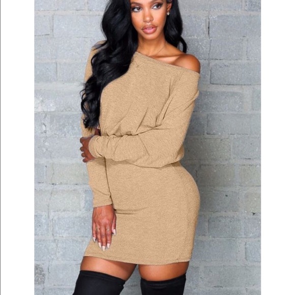 Dresses & Skirts - Flash sale ⚡️Solid Long-Sleeves Sexy Dress
