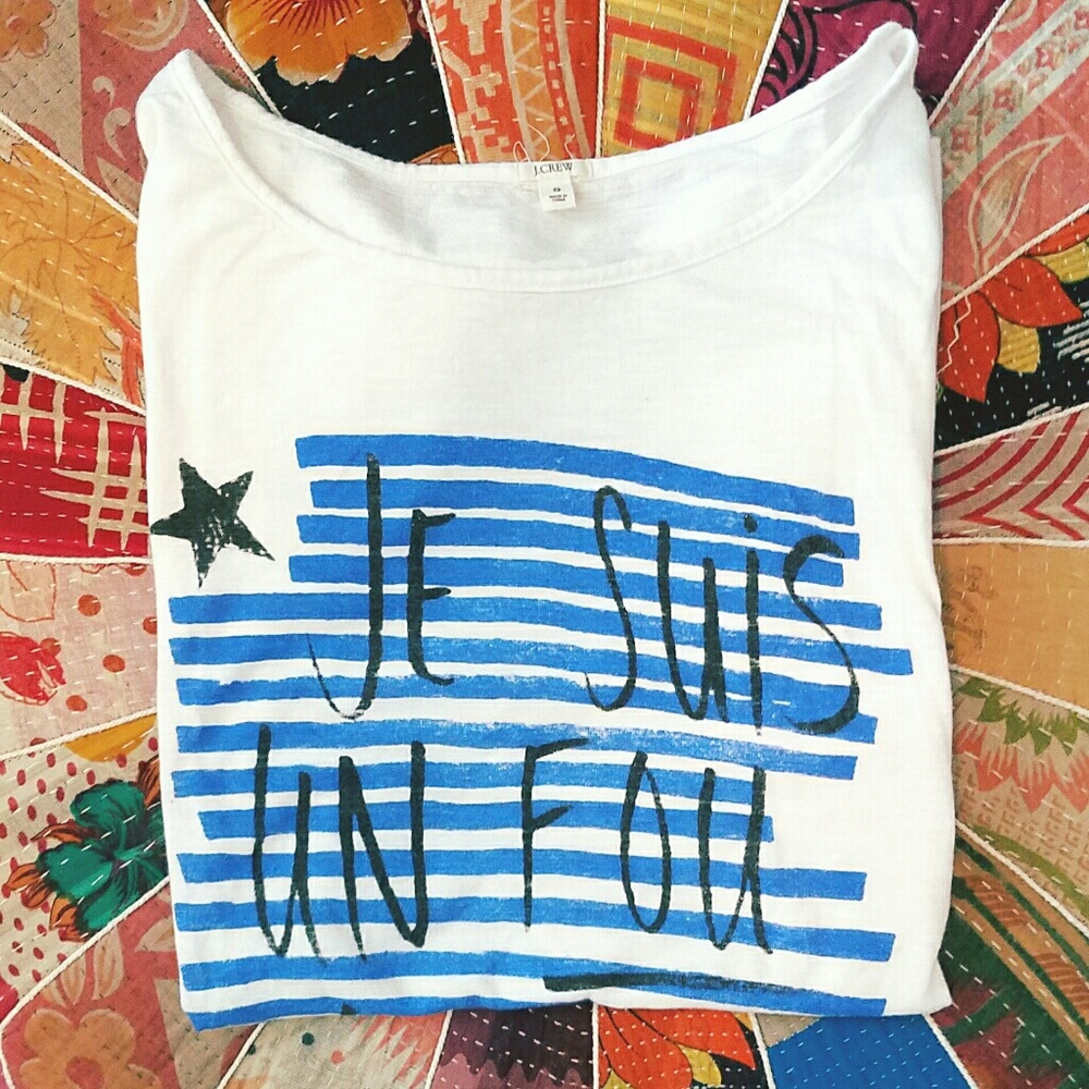 J Crew Graphic Tee