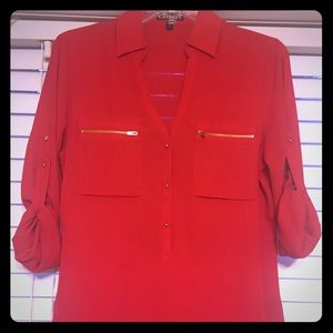 Original Fit Red Portofino Shirt