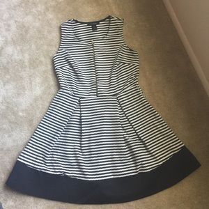 Black and white dress by Ashley Stewart