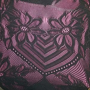 Black see-through top