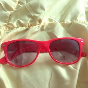 Red sunglasses