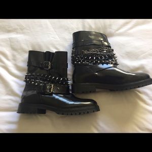 Zara Chain Booties