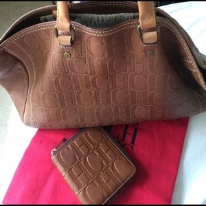 ‼️💯%  Authentic Carolina Herrera Brown Wallet‼️