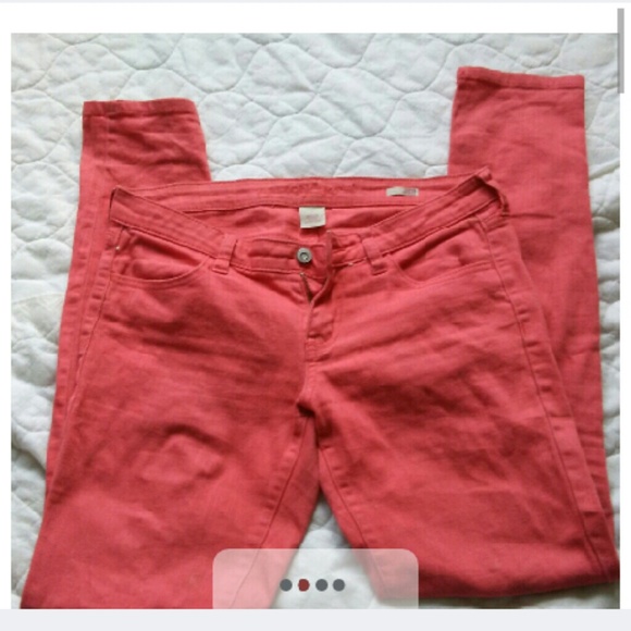 Coral pants