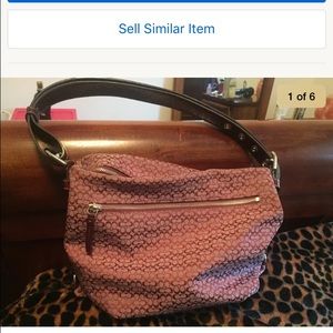 Authentic coach purse