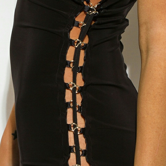 1 left! Sexy cut out side laceup dress HP - Picture 3 of 3