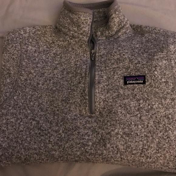Patagonia Birch White Better Sweater Half zip XS