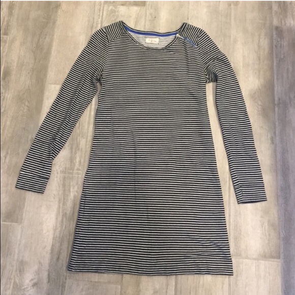 Lou & Grey by LOFT long sleeve striped dress