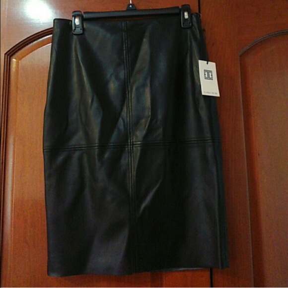 Ivanka Trump Dresses & Skirts - Ivanka Trump faux leather skirt