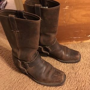 Frye 12R Harness Boots mid calf