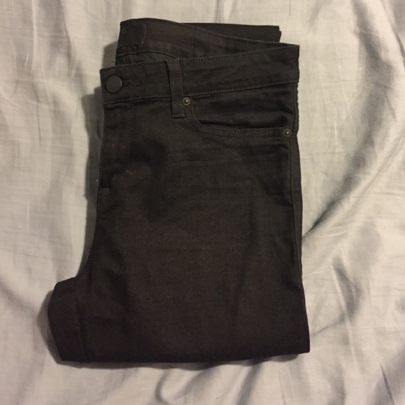 Black "Dylan" Vince Moto Jeans