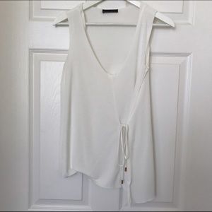 Zara White top
