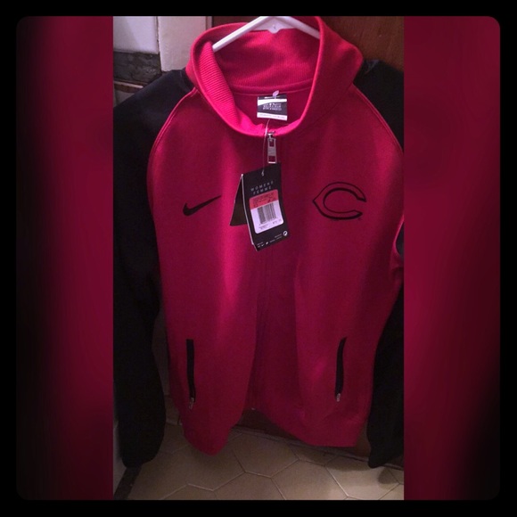 MLB Cincinnati Reds Nike Track Jacket - Picture 1 of 4