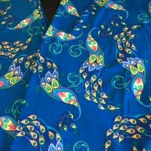 🎉SALE🎉BNWT NEW LULAROE Blue Peacocks OS LEGGINGs