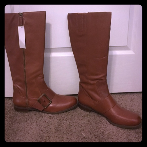 Brand new Nine West wide calf boots