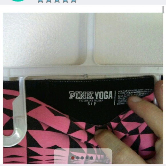 PINK yoga capris - Picture 4 of 4