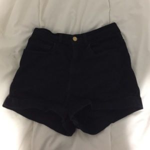High Waisted American Apparel Shorts