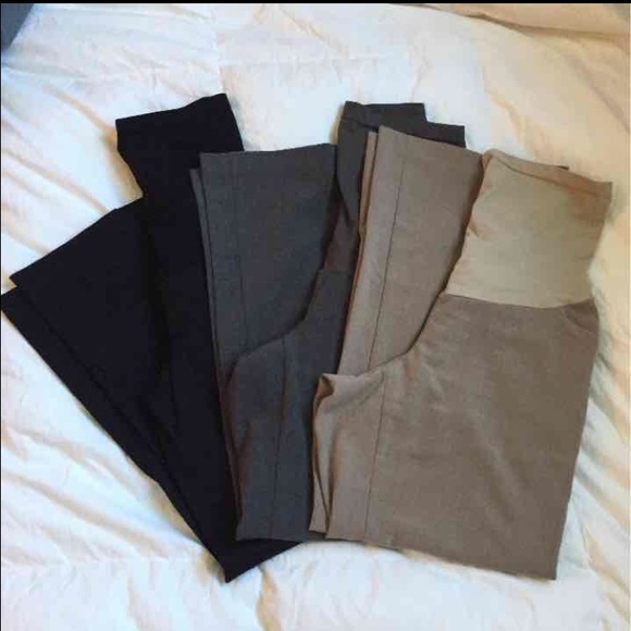 2 Motherhood Maternity Dress Pants