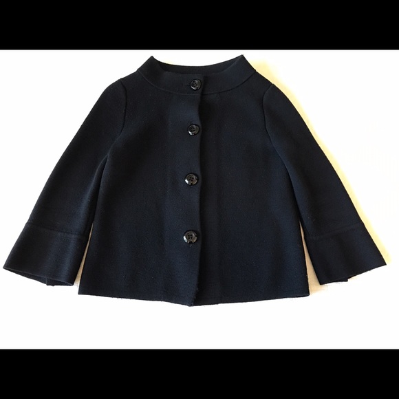 Navy J. Crew Sweater Jacket/Blazer