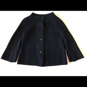 Navy J. Crew Sweater Jacket/Blazer