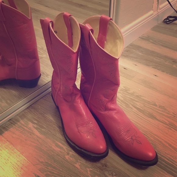 Pink Cowgirl Boots