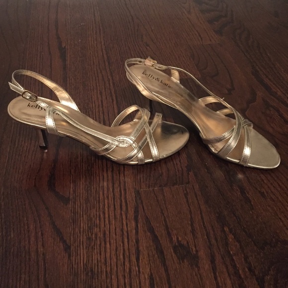 Gold shoes