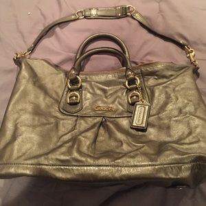 Authentic coach bag hardly used leather