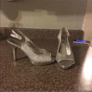 Rampage sparkly heels
