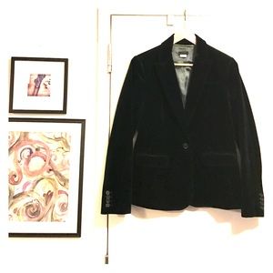 J. Crew black velvet blazer!