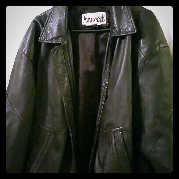 Men's Black Leather Jacket