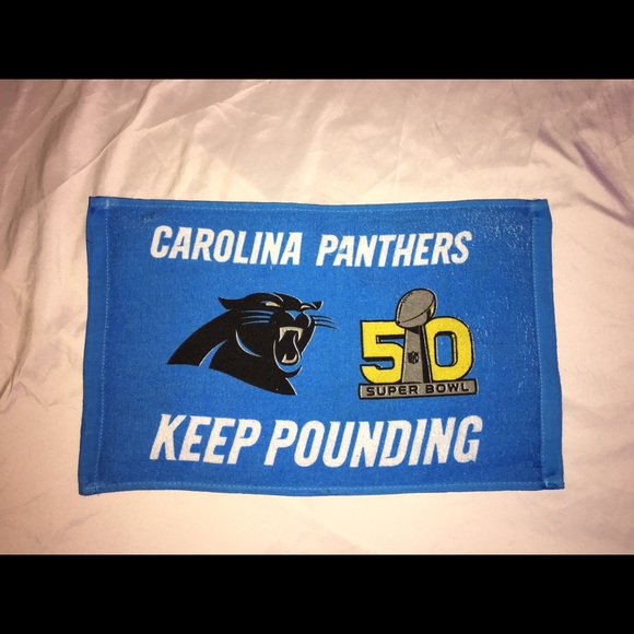 Carolina Panthers Super Bowl 50 Rally Towel