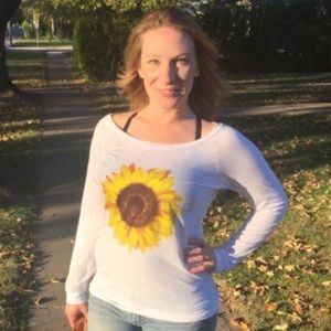 Long sleeve top Sunflower Top
