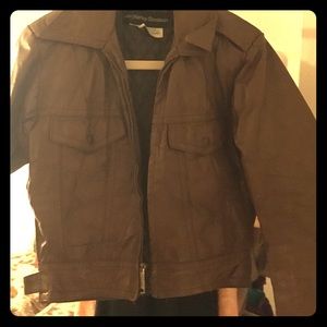 Harley Davidson bomber jacket. REAL leather