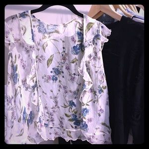 Silk vest top / shrug Anthropologie