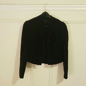 BCBGMaxAzria - Black Velvet Jacket (Medium)