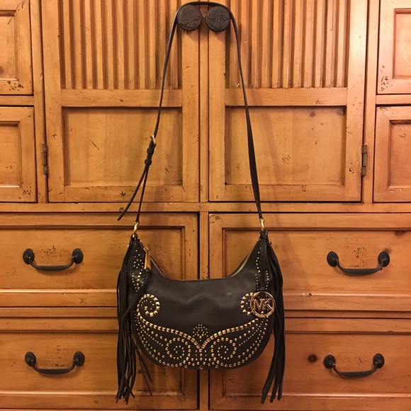 Michael Kors Rhea Studded Shoulder Bag