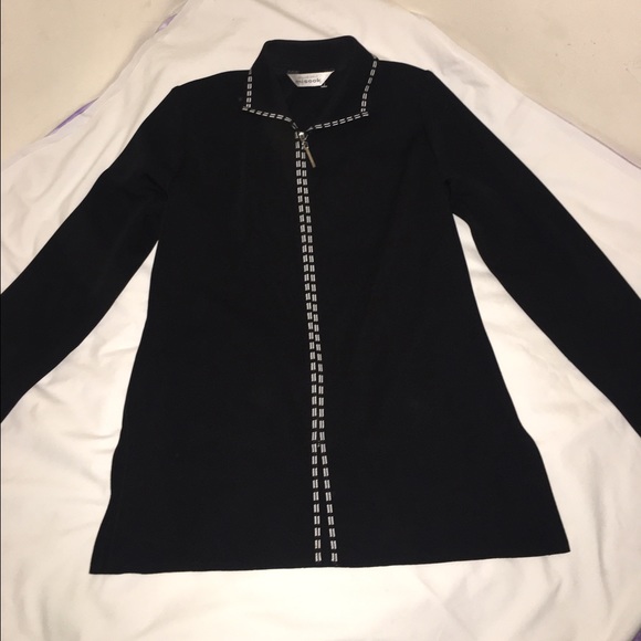 Misook Zip Up Jacket/Sweater