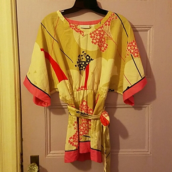 Pink and Beige New York & Company blouse