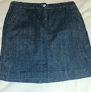 💥💥J Crew blue jean skirt