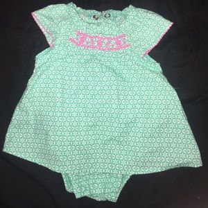 Carter's Just One You Baby Girls' Teal Sunsuit